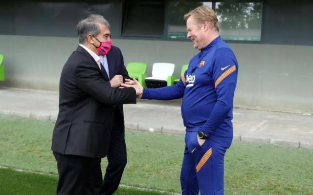 世界杯官方直播软件安装-拉波尔塔今夏本想换帅 科曼回复：要换就赶紧